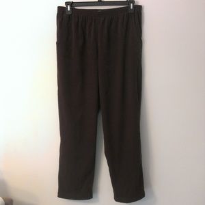 KORET WOMAN Pants 18W Brown Pull On Pockets EUC